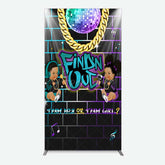 Aperturee Aperturee Disco Sparkle Findn Out Gender Reveal Rectangle Backdrop